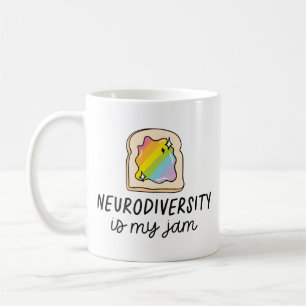 Caneca De Café Tostada Arco-íris Sou a Neurodiversidade