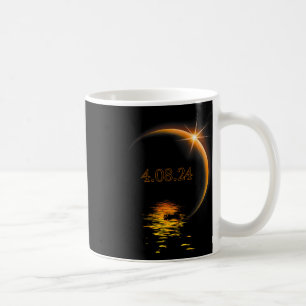 Caneca De Café Total América 04 08 24 Eclipse Solar Total 2024