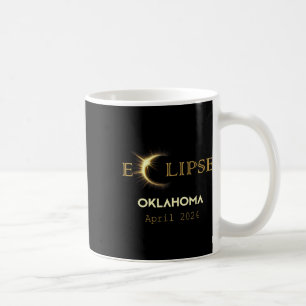 Caneca De Café Total Solar Eclipse Oklahoma Totalidade abril 8 20