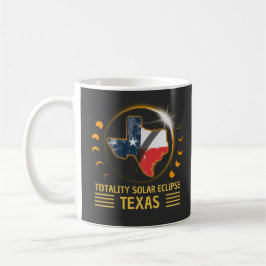 Caneca De Café Total Solar Eclipse Texas American 2024