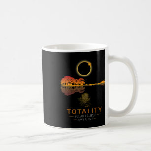 Caneca De Café Totalidade Primavera 4 08 24 Eclipse Solar Guitarr