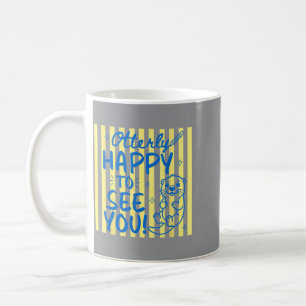Caneca De Café Totalmente Feliz em Ver Você Lontra Fofa de Volta