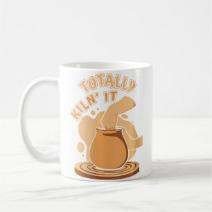 Caneca De Café Totalmente Forno Ela Olaria Profissional Roda Hobb
