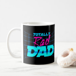 Caneca De Café Totalmente presente engraçado do dia dos pais 80s