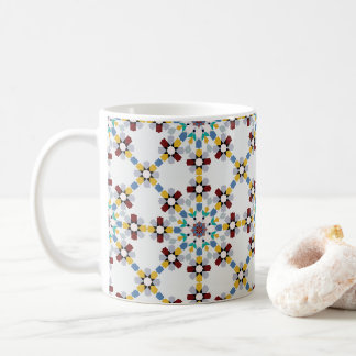 Caneca De Café Tote Bag Étiquette-cadeau Moroccan Zelije !Morocca