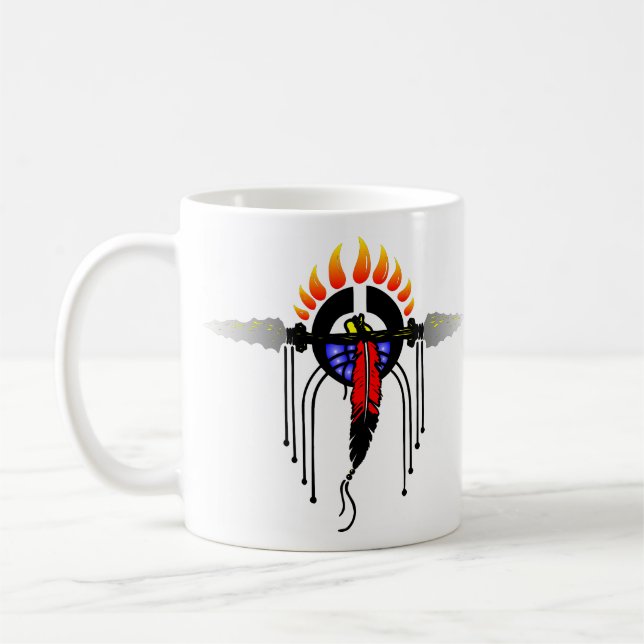 Caneca De Café Totem indiano (Esquerda)