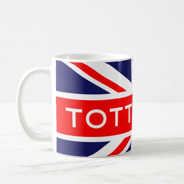Caneca De Café Tottenham: British Flag (Esquerda)