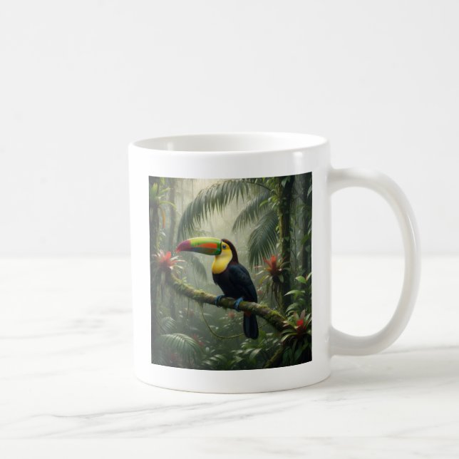 Caneca De Café Toucan Bird (Direita)
