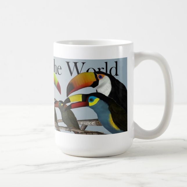 Caneca De Café Toucans do mundo (Direita)