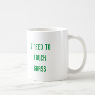 Caneca De Café Touch Grass