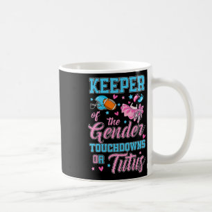Caneca De Café Touchdown Ou Tutus Divertido Guardião De Gênero Ba