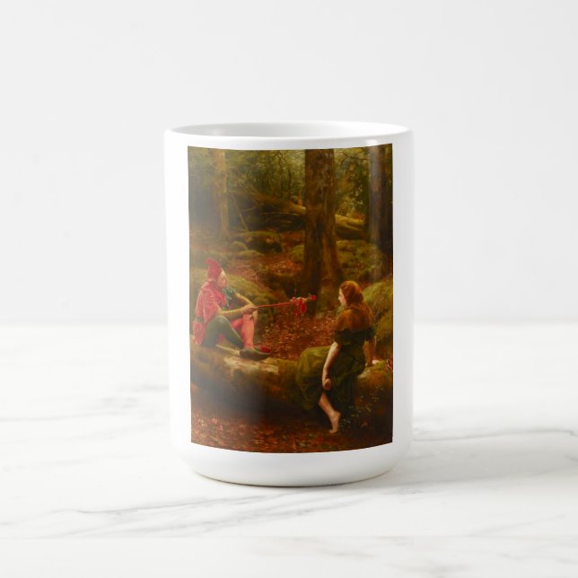 Caneca De Café Touchstone and Audrey (In the Forest of Arden) (Centro)