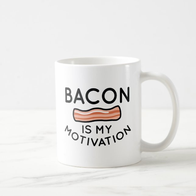 Caneca De Café Toucinho É Minha Motivação (Direita)