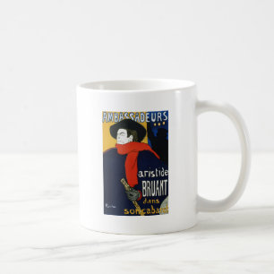 Caneca De Café Toulouse-Lautrec Ambassadeurs Aristide Bruant