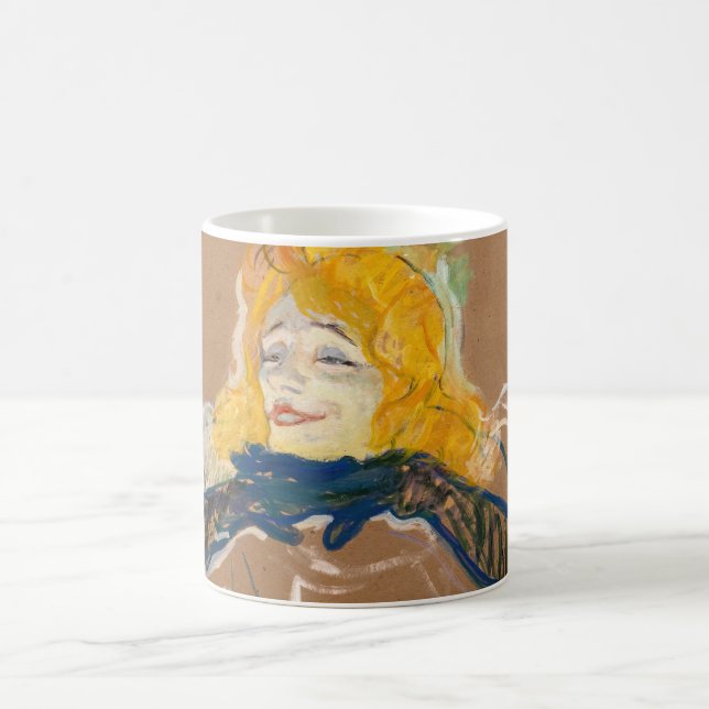 Caneca De Café Toulouse-Lautrec - Yvette Guilbert Singing (Centro)