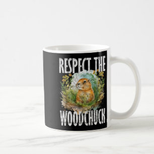Caneca De Café Toupeira Respeita O Woodchuck _2