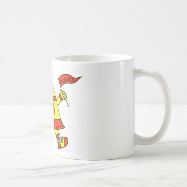 Caneca De Café Toupeiras de Mendenhall (Direita)