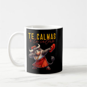 Caneca De Café Touro Espanhol Mexicano Mãe Expressão Te Calmas O 