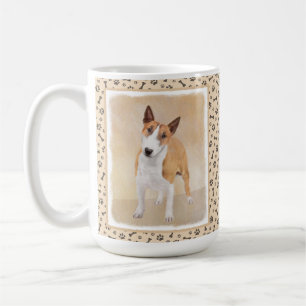 Caneca De Café Touro Miniatura - Pintura Terrier - Bonito Origina