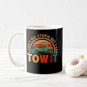 Caneca De Café Tow Truck Driver Wrecker Não Consigo Corrigir Est