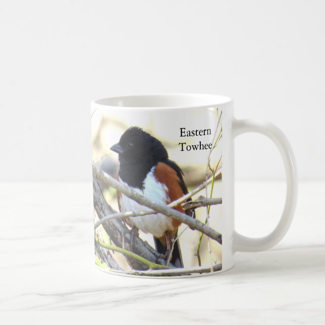 Caneca De Café Towhere Coffee Mug de BirdingCollectibles (Direita)