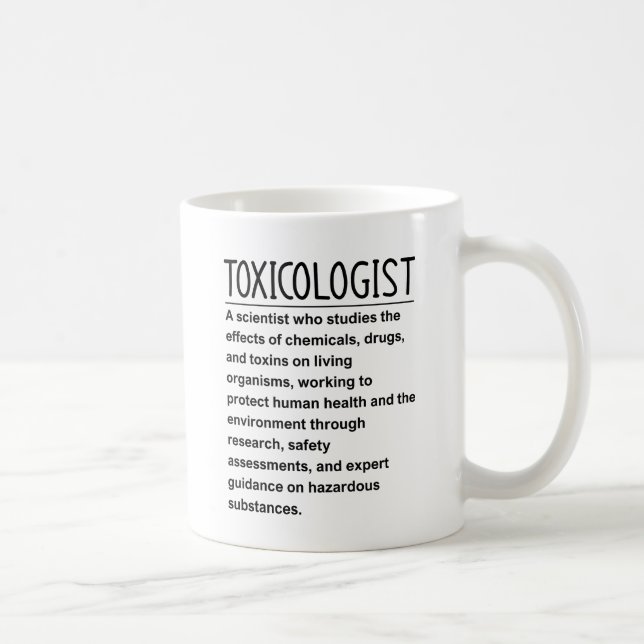 Caneca De Café Toxicologista (Direita)