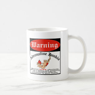 Caneca De Café Toxicómano da adrenalina da ligação em ponte do