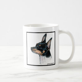 Caneca De Café Toy Fox Terrier Art de Glenda S. Harlan