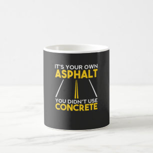 Caneca De Café Trabalhador Concreto - É o seu próprio Asfalto