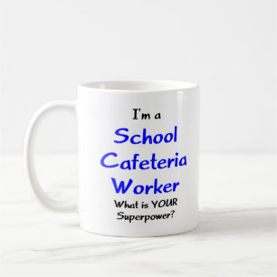 Caneca De Café trabalhador de cafeteria escolar