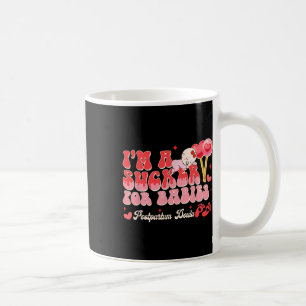 Caneca De Café Trabalhador de parto do Dia dos Namorados Eu sou u
