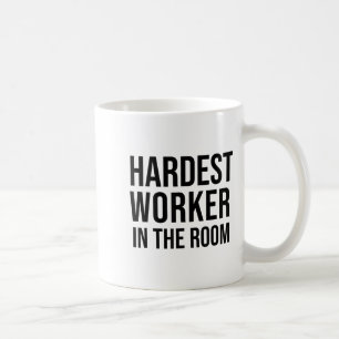Caneca De Café Trabalhador Mais Difícil Na Sala ,motivação de tre
