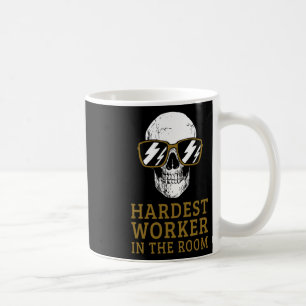 Caneca De Café Trabalhador Mais Duro No Exercício Motivacional Da