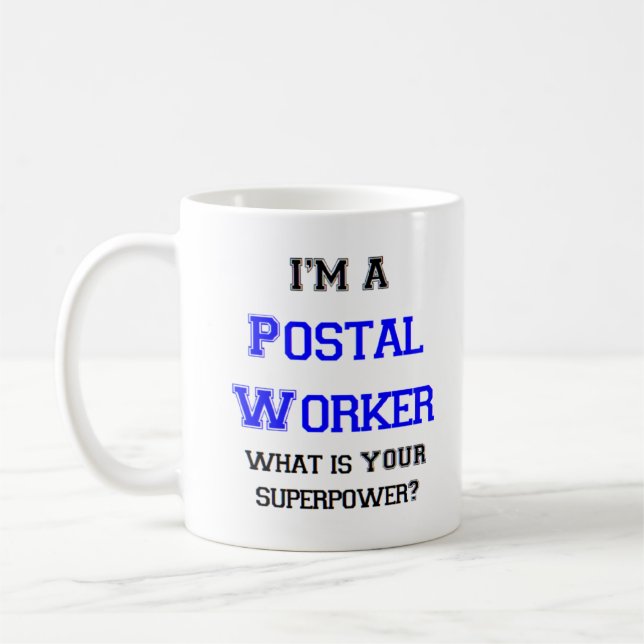 Caneca De Café trabalhador postal (Esquerda)