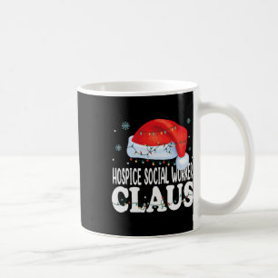 Caneca De Café Trabalhador Social do Hospital Claus Christmas Fun