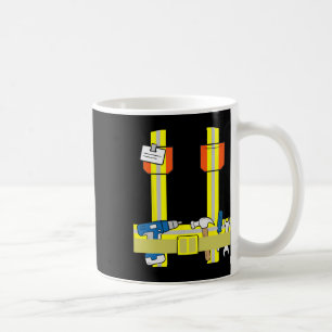 Caneca De Café Trabalhadora de Construção Legal Cosplay Halloween