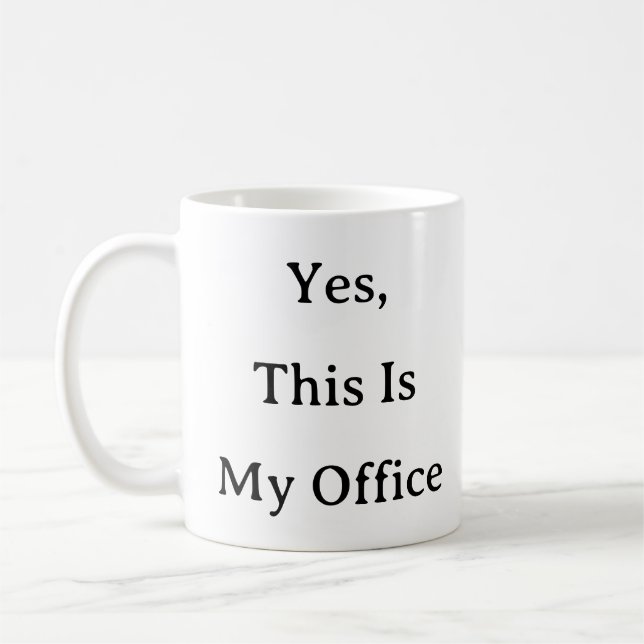 Caneca De Café Trabalhar Com Mug Doméstico - Sim, Este É O Meu Pr (Esquerda)