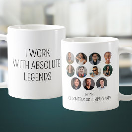 Caneca De Café Trabalho Com Legendas Absolutas 11 Equipe Do Escri