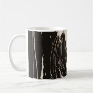 Caneca De Café Trabalho de arte de abstrato contemporâneo, fundo