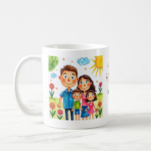 Caneca De Café trabalho de arte personalizado para criança  crian