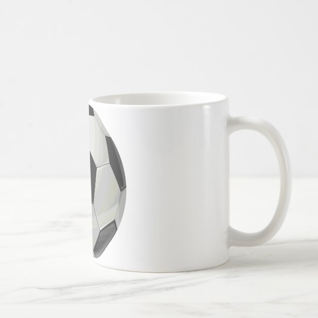 Caneca De Café Trabalho de arte único do futebol (Direita)