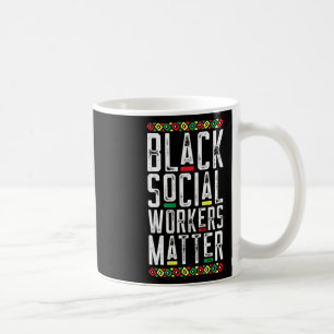 Caneca De Café Trabalho de Assistentes Sociais Negros Problema Af