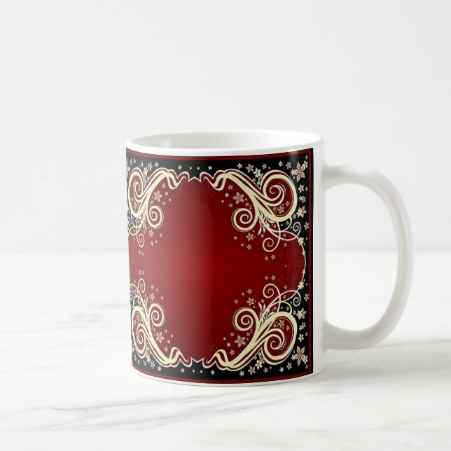 Caneca De Café Trabalho de Entalhe Estilos Clássicos  (Direita)