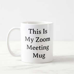 Caneca De Café Trabalho De Mug Doméstico - Zoom Engraçado Encontr