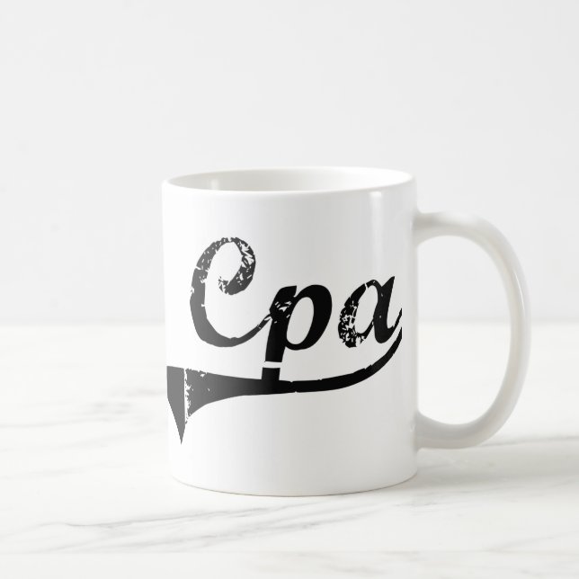 Caneca De Café Trabalho do profissional de Cpa (Direita)