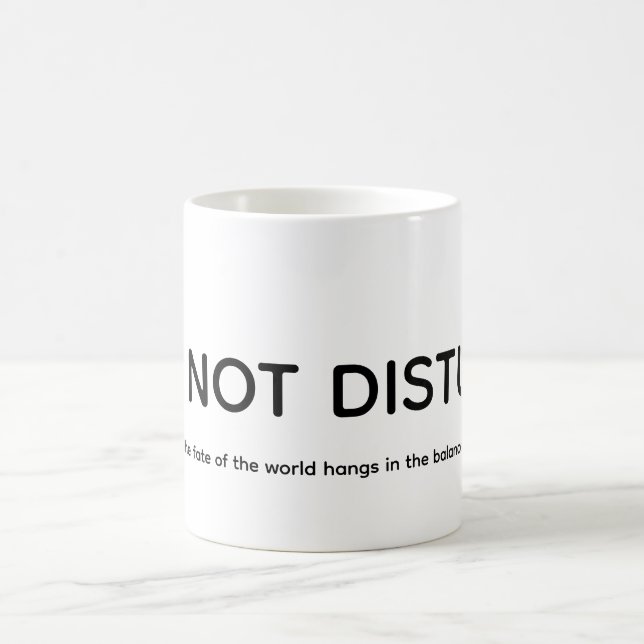 Caneca De Café Trabalho duro  (Centro)