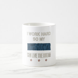 Caneca De Café Trabalho Duro Para Que Meu British Shorthair Viva