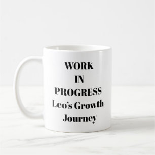 Caneca De Café Trabalho Em Carga Motivacional Em Curso