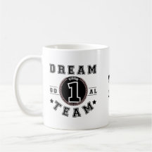 Trabalho em equipe de logotipo comercial personali