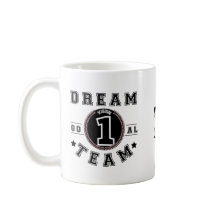 Trabalho em equipe de logotipo comercial personali